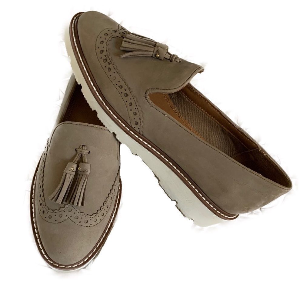 New! Find. Gray Tassel Platform Oxford Loafers